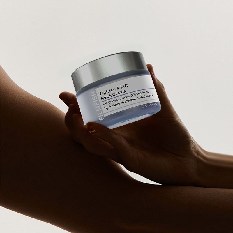 FILMFISH Neck Firming Cream - Anti-Aging Neck Cream for Tightening and Wrinkles for an Even Skin Tone and Neck Lift