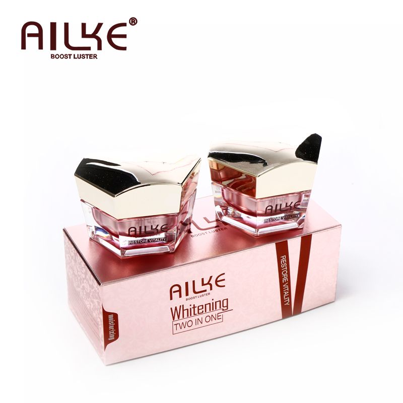 AILKE Lightenin Anti-Wrinkle Face Cream With Collagen, Hyaluronic Acid, Whitening Skin Care Women Facial Moisturizer Set