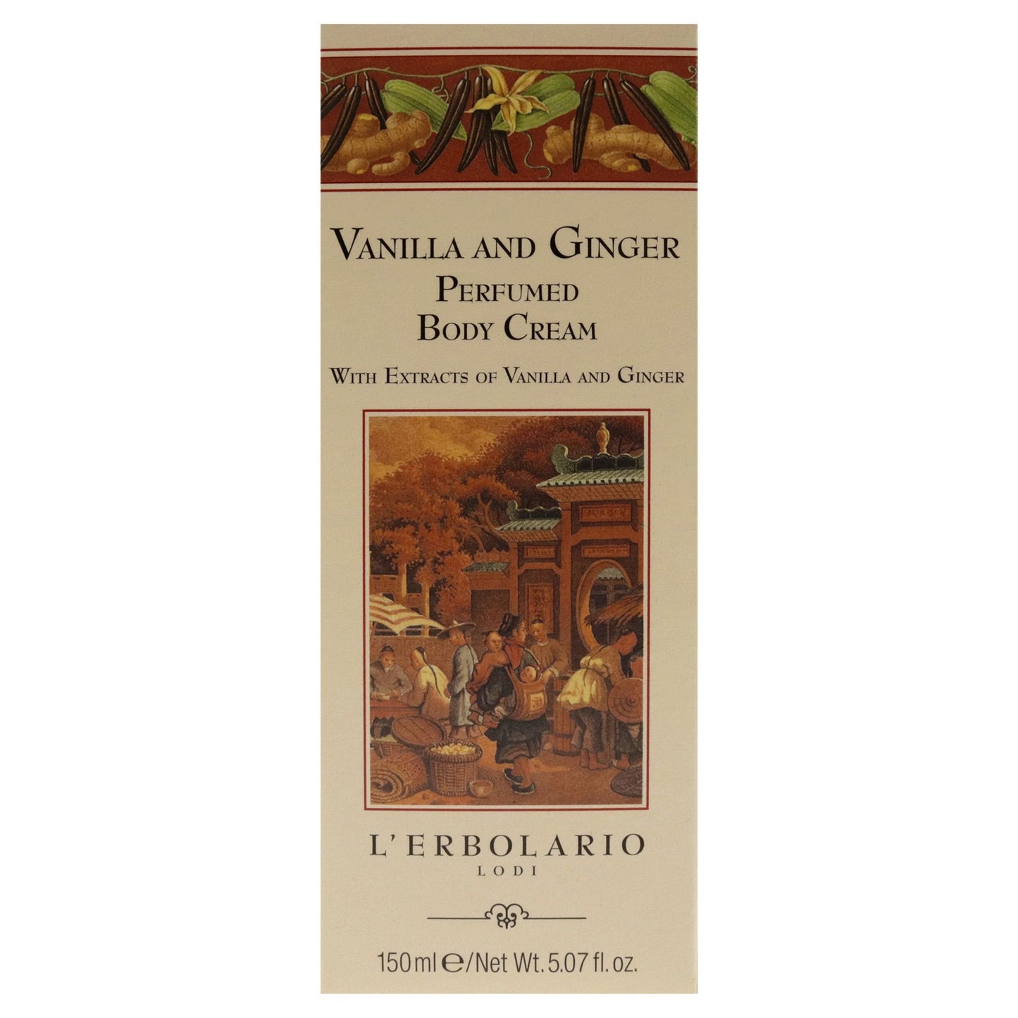 Perfumed Body Cream - Vanilla and Ginger by LErbolario for Unisex - 5.07 oz Body Cream