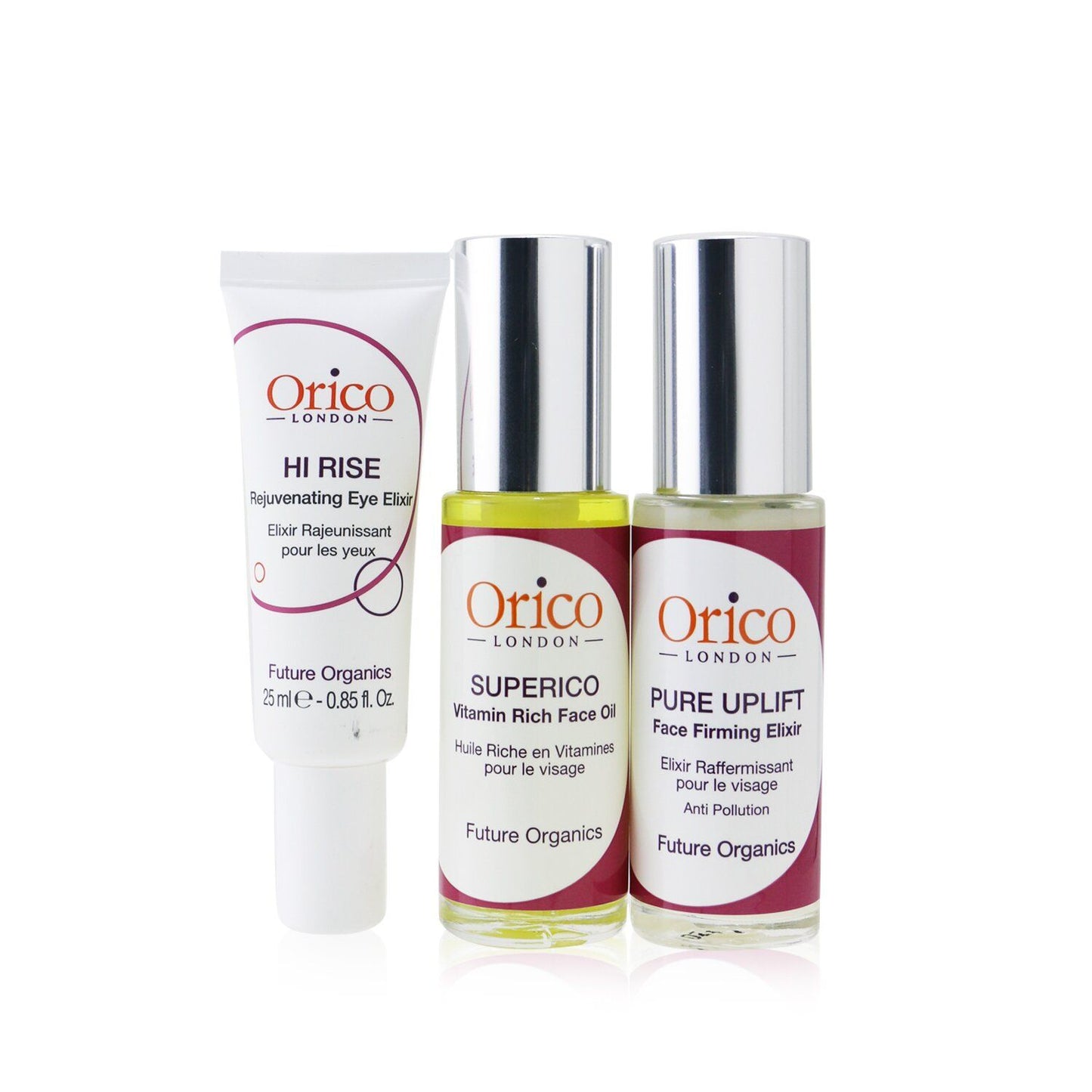 ORICO LONDON - Age Resist Trio: Face Oil 30ml/1.01oz + Firming Elixir 30ml/1.01oz + Eye Elixir 25ml/0.85oz 00040 3pcs