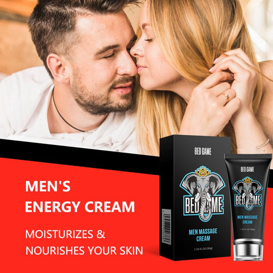 Men's Intimate Companion Energy Cream - Revitalizing Massage Lotion For Men's Health And Wellness - 0.34oz Net Content For A Romantic Night