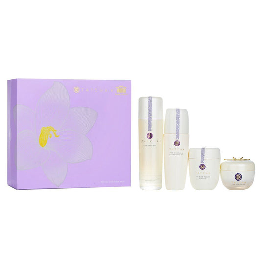 TATCHA - Ritual For Firm Skin Set: Camellia Cleansing Oil 150ml + Essence 150ml + Silk Cream 50ml + Rice Polish 60g 752887 4pcs