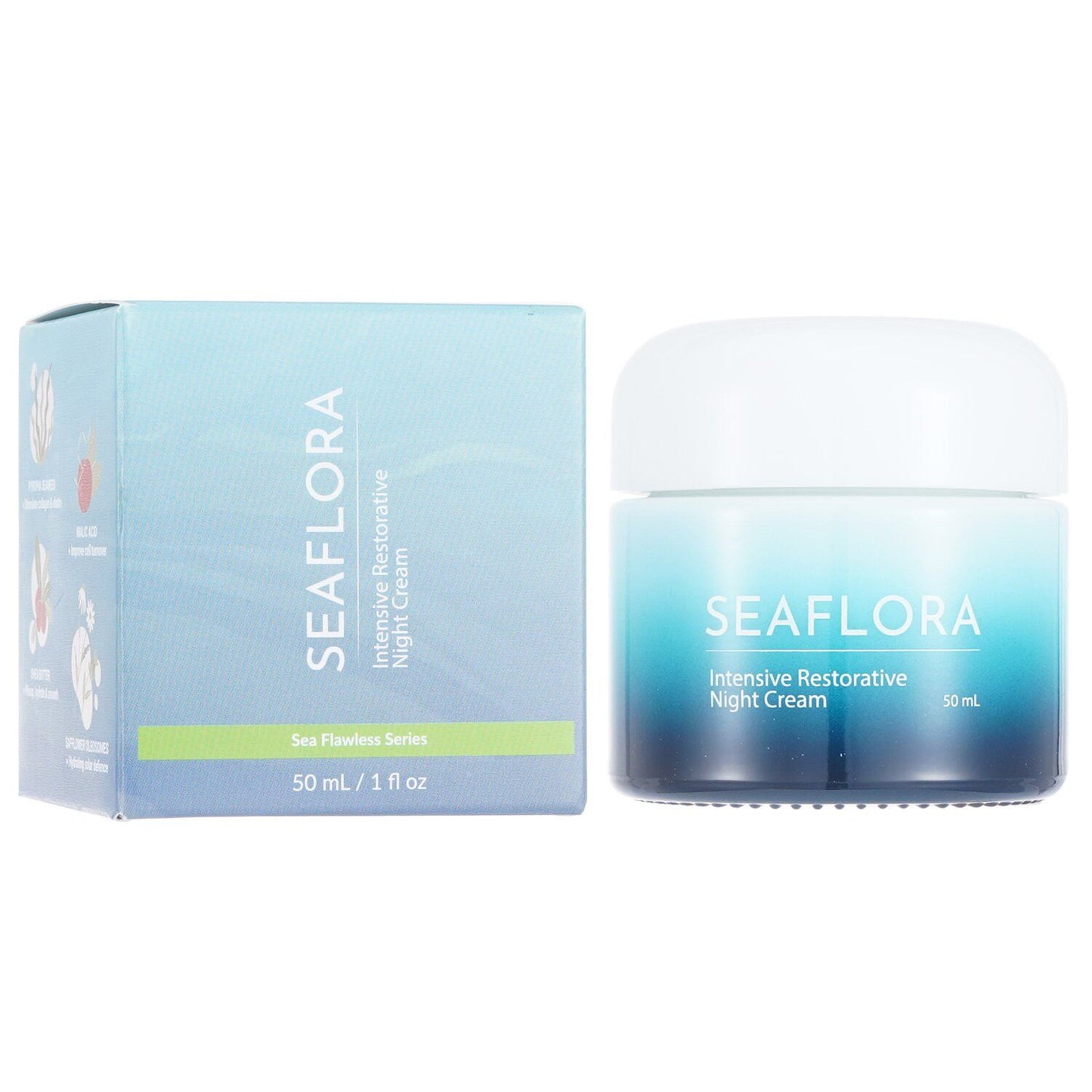 SEAFLORA - Intensive Restorative Night Cream - For Normal To Dry & Sensitive Skin RFM1163 / 557067 50ml/1.7oz