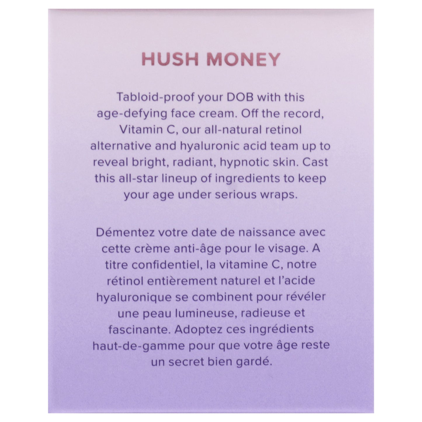 Hush Money Intensive Restorative Creme by Masktini for Women - 1.7 oz Cream