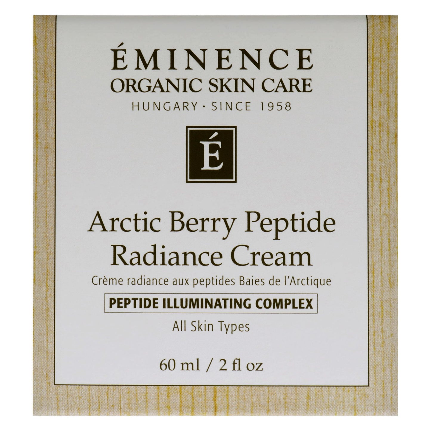 Arctic Berry Peptide Radiance Cream by Eminence for Unisex - 2 oz Cream