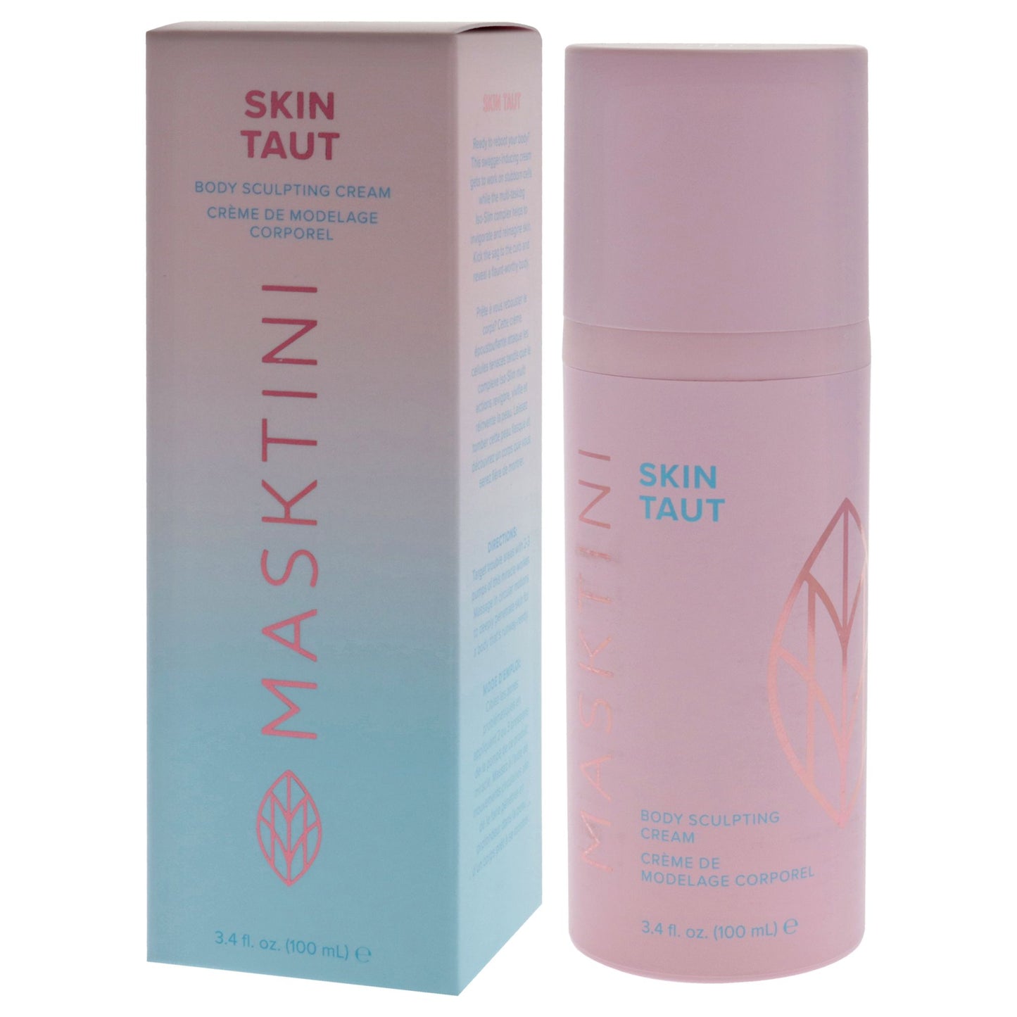 Skin Taut Body Sculpting Cream by Masktini for Women - 3.4 oz Cream